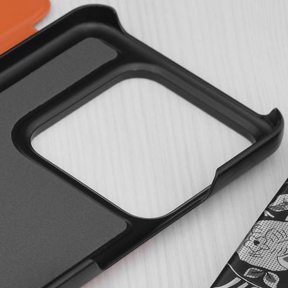 Husa de protectie Techsuit eFold Series compatibila cu Xiaomi 14 Pro, acoperire spate, oranj