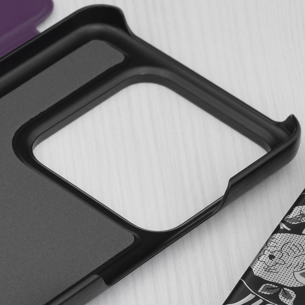 Husa de protectie Techsuit eFold Series compatibila cu Xiaomi 14 Pro, acoperire spate, mov