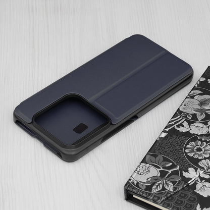 Husa de protectie Techsuit eFold Series compatibila cu Xiaomi 14 Pro, acoperire spate, albastru