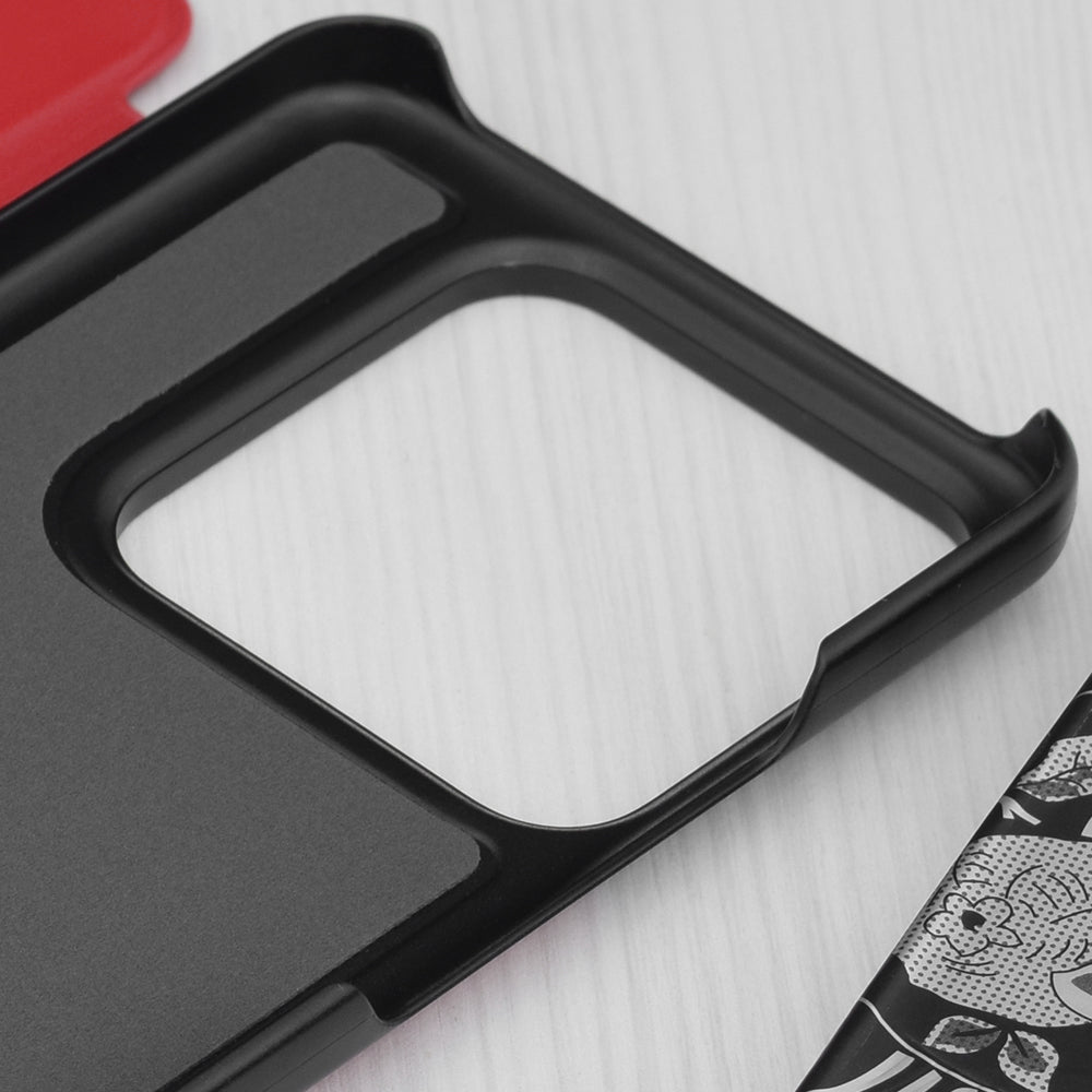 Husa de protectie Techsuit eFold Series compatibila cu Xiaomi 14 Pro, acoperire spate, rosu