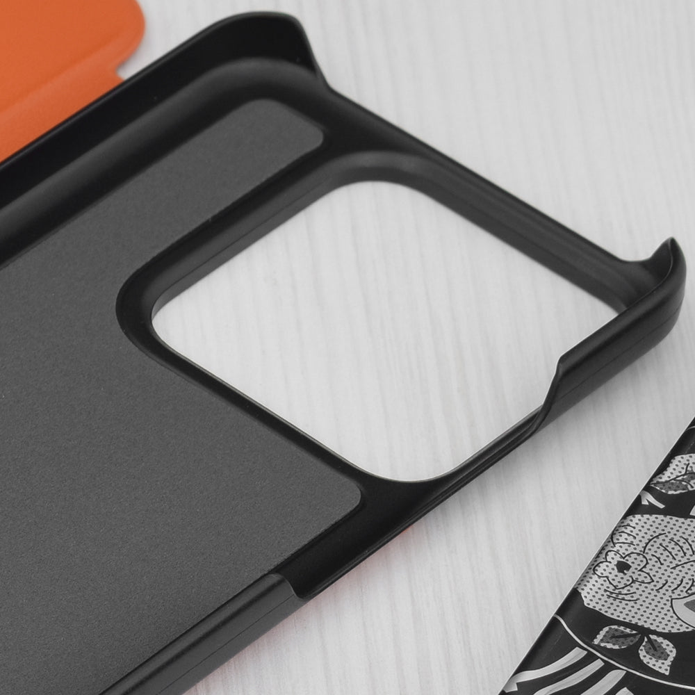 Husa de protectie Techsuit eFold Series compatibila cu Xiaomi 14, acoperire spate, oranj