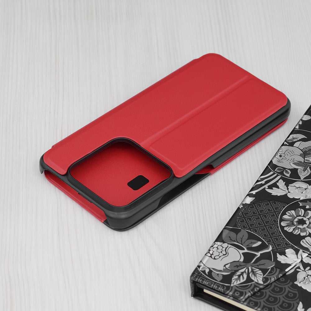 Husa de protectie Techsuit eFold Series compatibila cu Xiaomi 14, acoperire spate, rosu