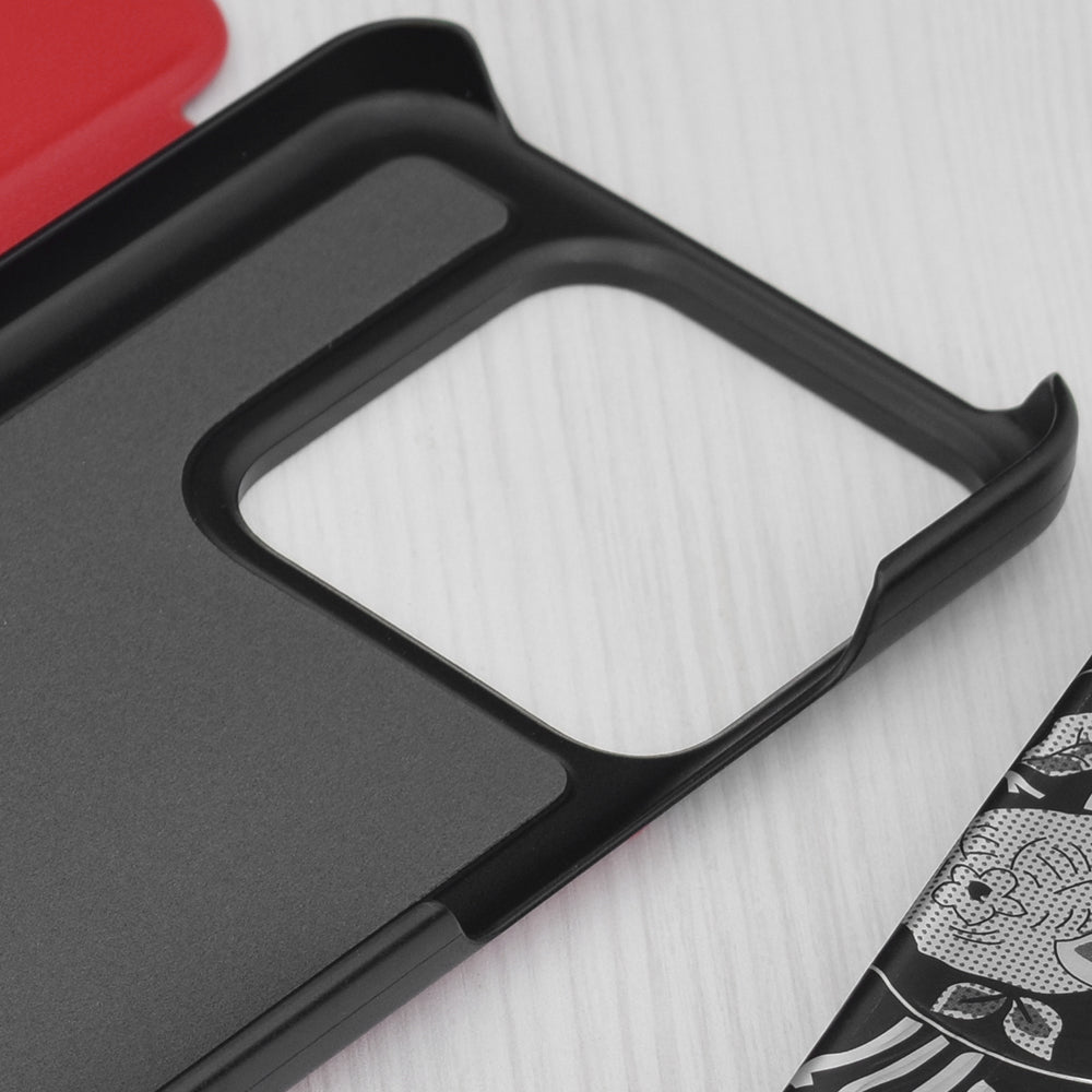 Husa de protectie Techsuit eFold Series compatibila cu Xiaomi 14, acoperire spate, rosu