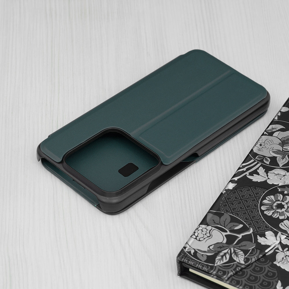Husa de protectie Techsuit eFold Series compatibila cu Xiaomi 14, acoperire spate, verde inchis