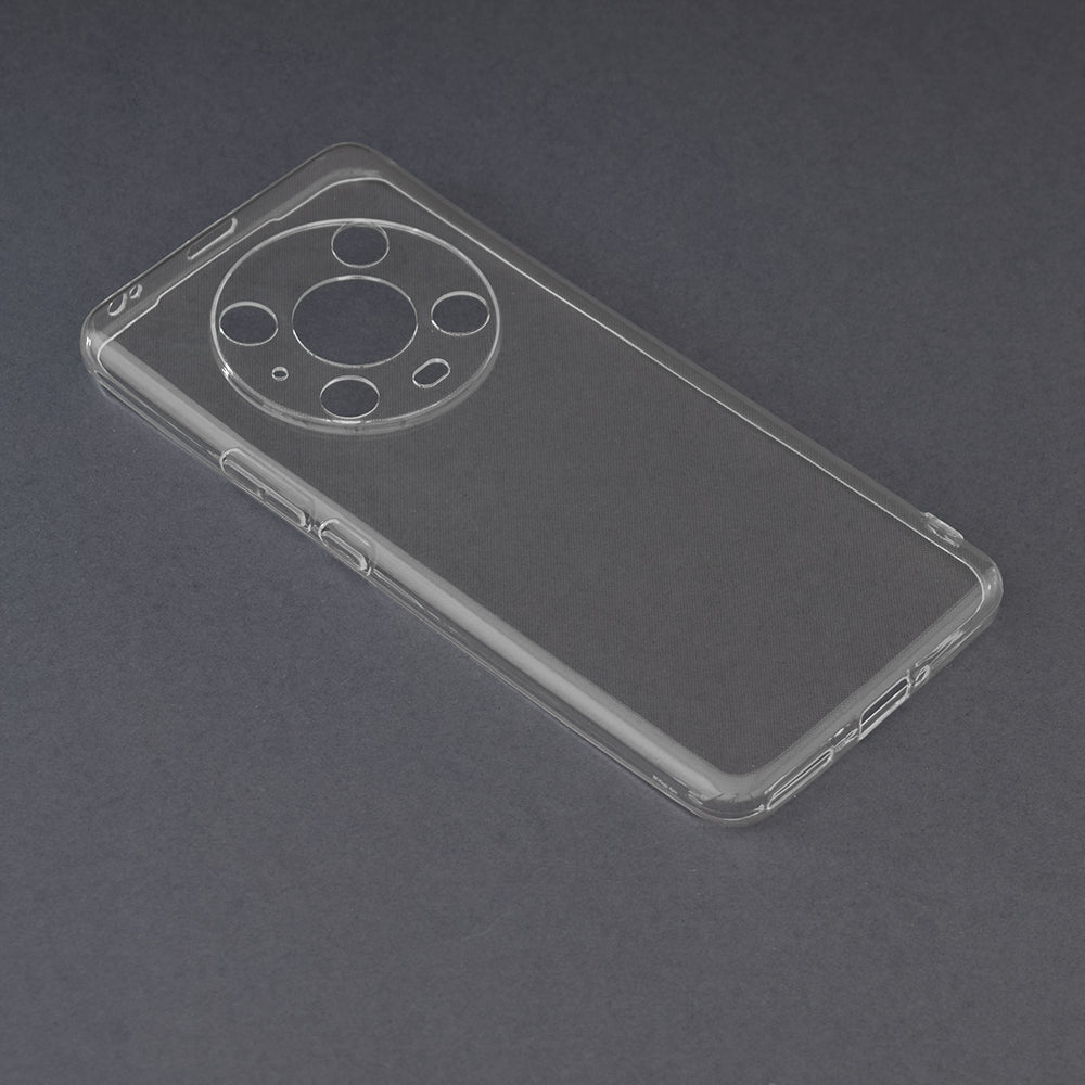 Husa de protectie Techsuit Clear Silicone compatibila cu Honor 90 Lite, acoperire spate, transparent
