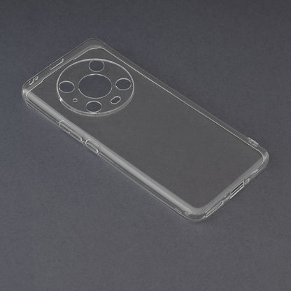 Husa de protectie Techsuit Clear Silicone compatibila cu Honor 90 Lite, acoperire spate, transparent
