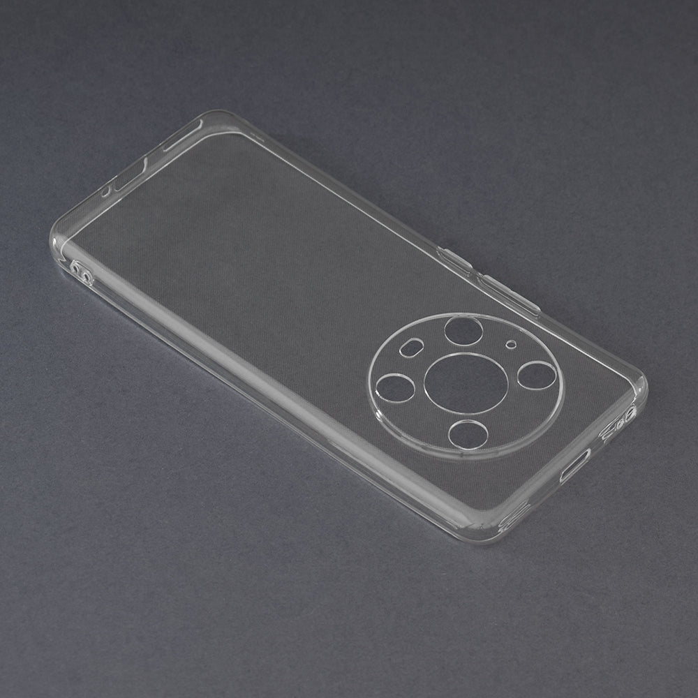 Husa de protectie Techsuit Clear Silicone compatibila cu Honor 90 Lite, acoperire spate, transparent