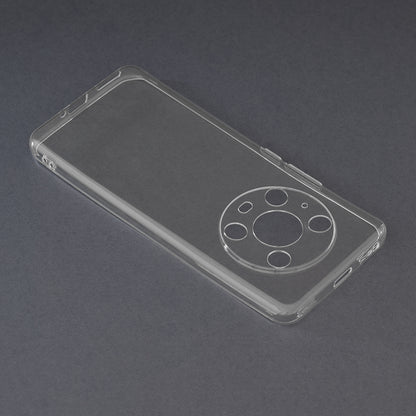 Husa de protectie Techsuit Clear Silicone compatibila cu Honor 90 Lite, acoperire spate, transparent