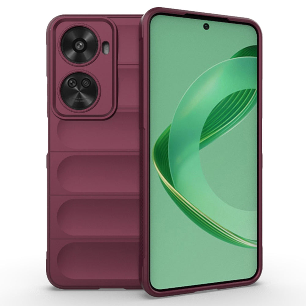 Husa de protectie Techsuit Magic Shield compatibila cu Huawei nova 11 SE, acoperire spate, visiniu