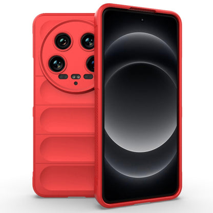 Husa de protectie Techsuit Magic Shield compatibila cu Xiaomi 14 Ultra, acoperire spate, rosu