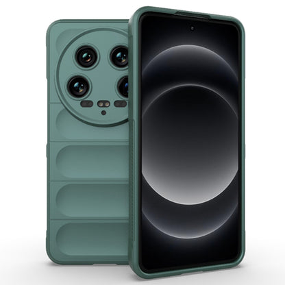 Husa de protectie Techsuit Magic Shield compatibila cu Xiaomi 14 Ultra, acoperire spate, verde