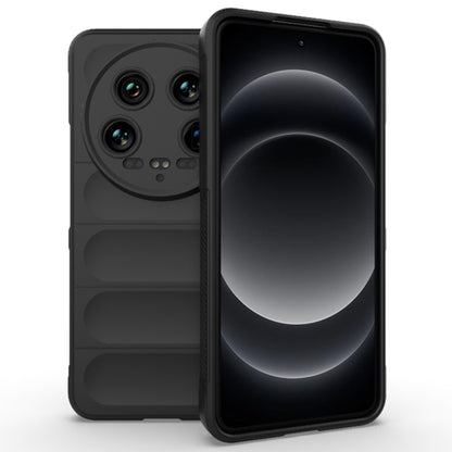 Husa de protectie Techsuit Magic Shield compatibila cu Xiaomi 14 Ultra, acoperire spate, negru