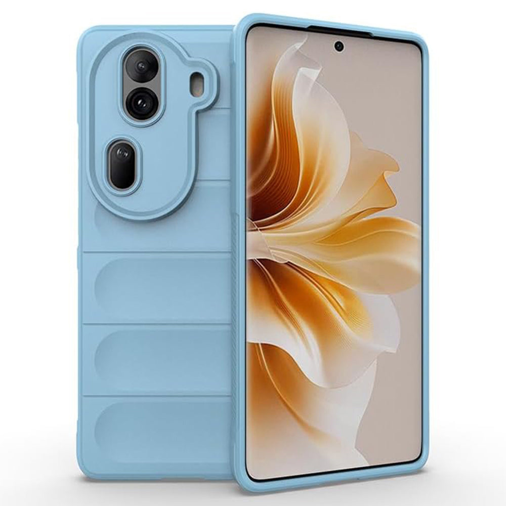 Husa de protectie Techsuit Magic Shield compatibila cu Oppo Reno11 Pro, acoperire spate, albastru inchis
