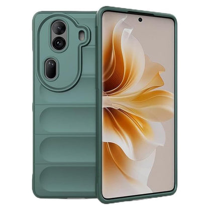 Husa de protectie Techsuit Magic Shield compatibila cu Oppo Reno11 Pro, acoperire spate, verde