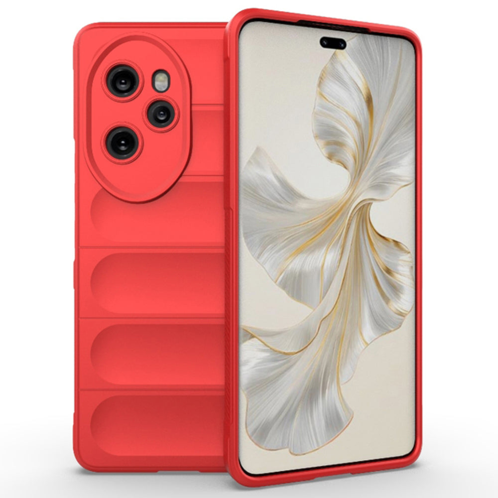 Husa de protectie Techsuit Magic Shield compatibila cu Honor 100 Pro, acoperire spate, rosu
