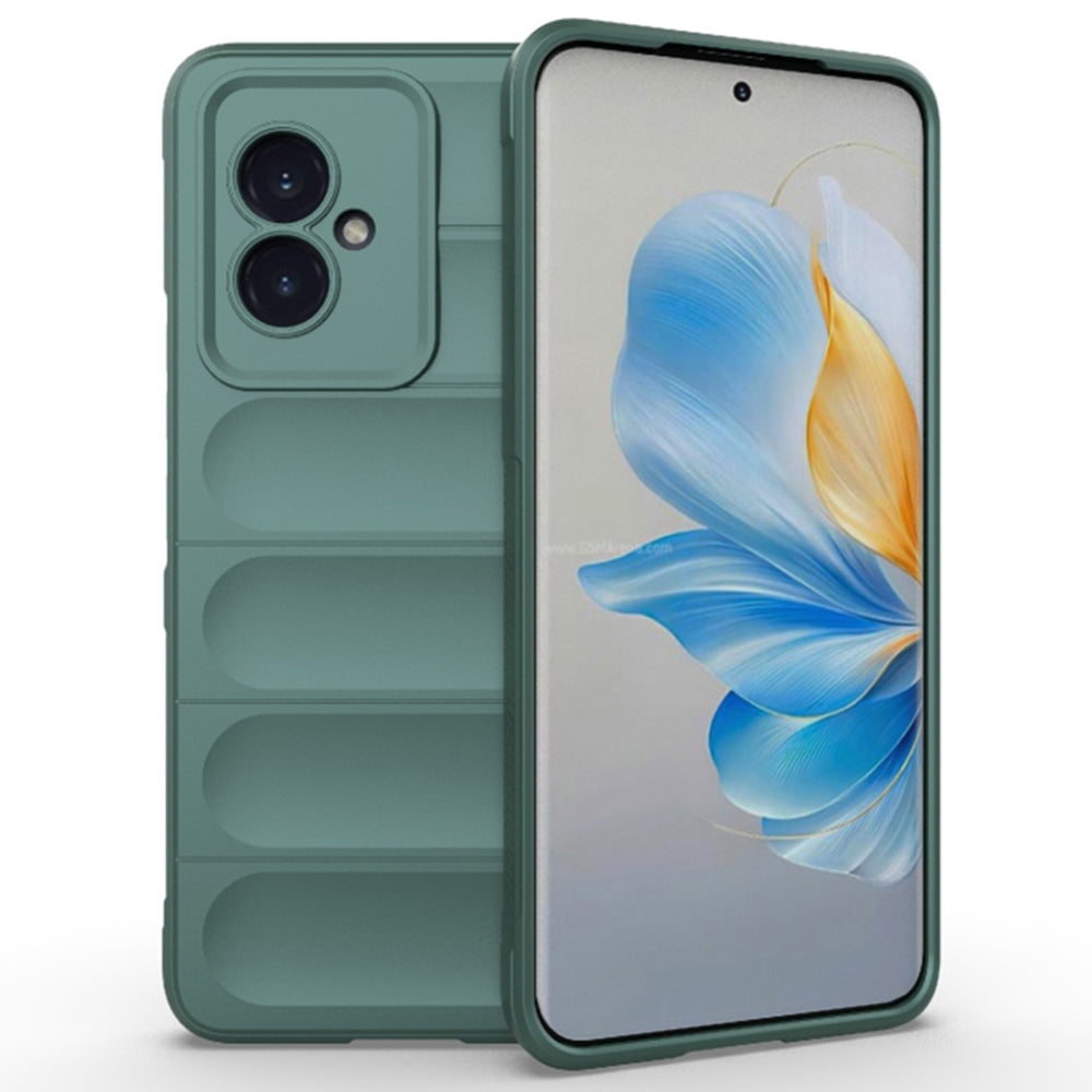 Husa de protectie Techsuit Magic Shield compatibila cu Honor 100, acoperire spate, verde