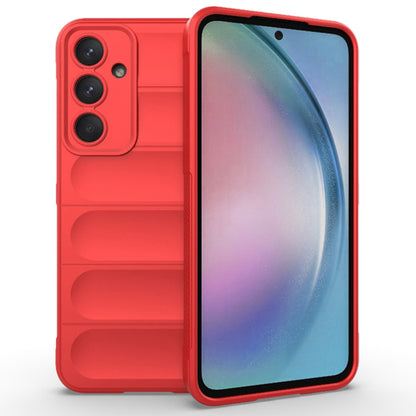 Husa de protectie Techsuit Magic Shield compatibila cu Samsung Galaxy A55 5G, acoperire spate, rosu