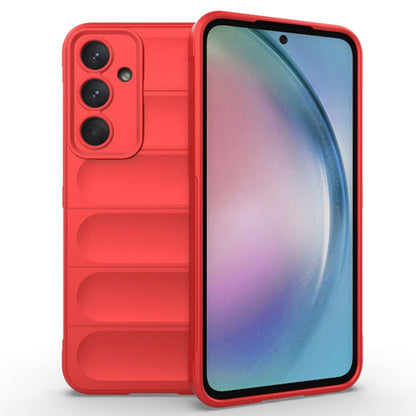 Husa de protectie Techsuit Magic Shield compatibila cu Samsung Galaxy A35 5G, acoperire spate, rosu