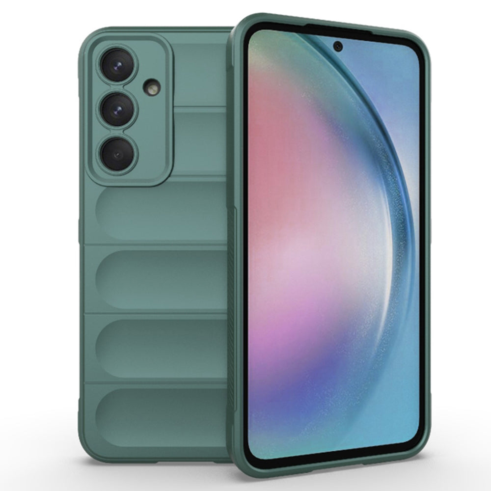 Husa de protectie Techsuit Magic Shield compatibila cu Samsung Galaxy A35 5G, acoperire spate, verde