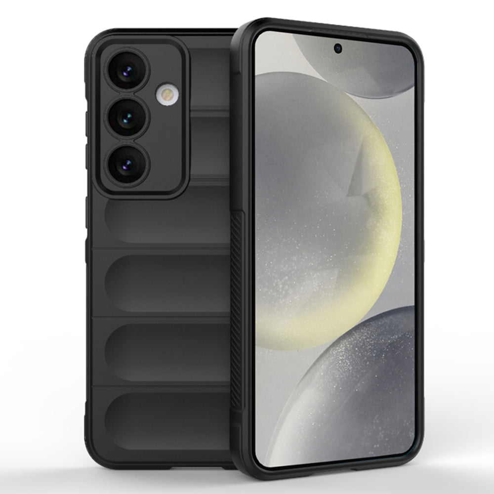 Husa de protectie Techsuit Magic Shield compatibila cu Samsung Galaxy S24 Plus, acoperire spate, negru