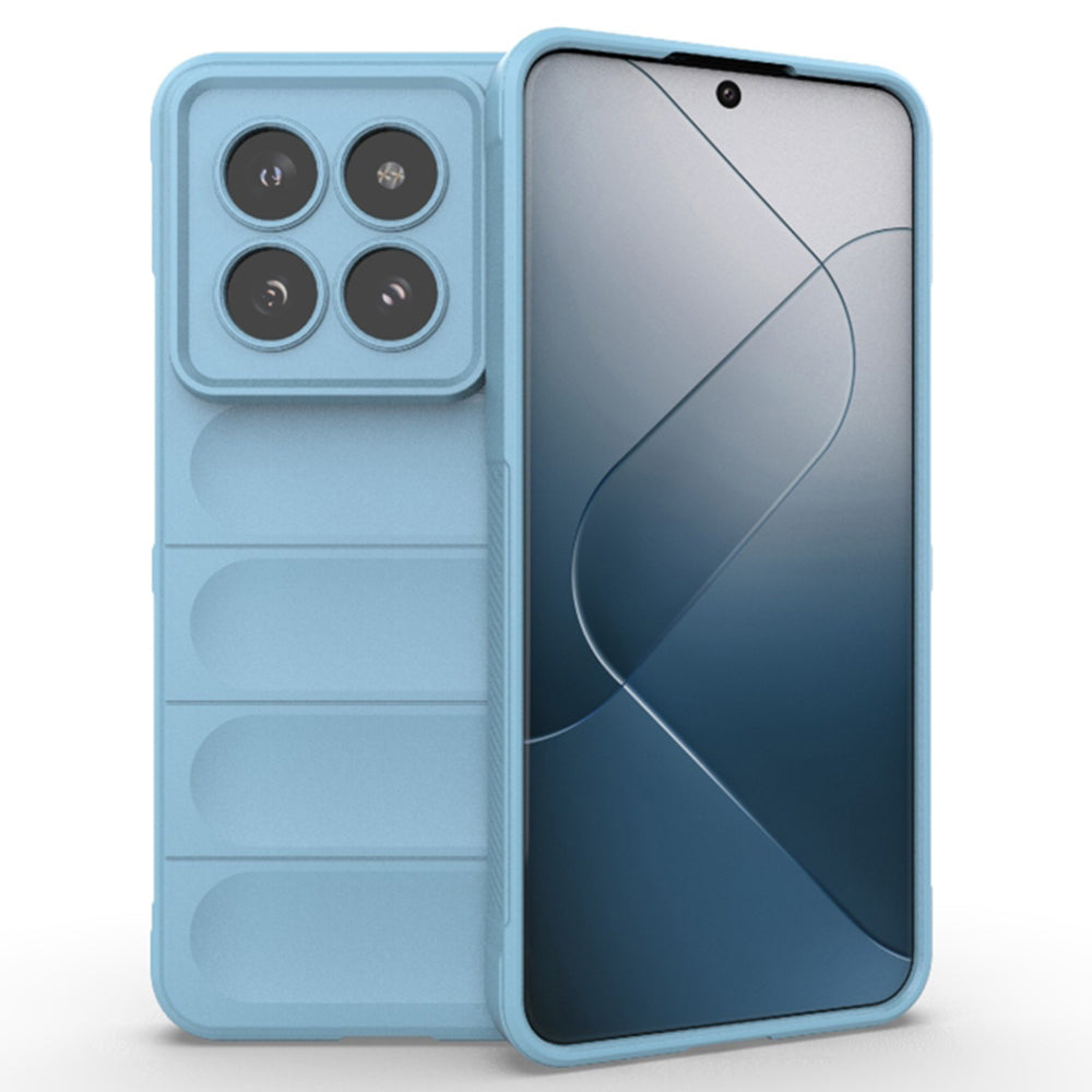 Husa de protectie Techsuit Magic Shield compatibila cu Xiaomi 14 Pro, acoperire spate, albastru inchis