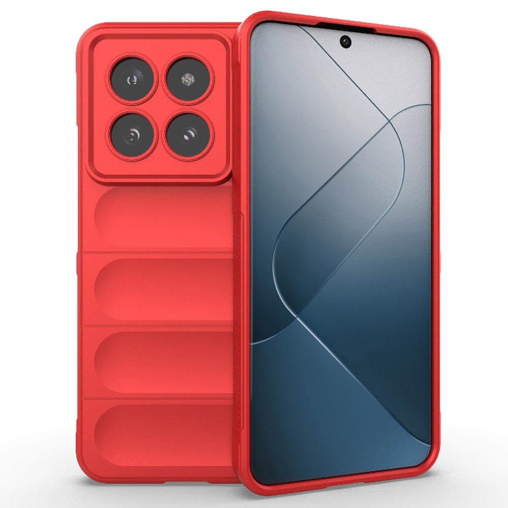 Husa de protectie Techsuit Magic Shield compatibila cu Xiaomi 14 Pro, acoperire spate, rosu