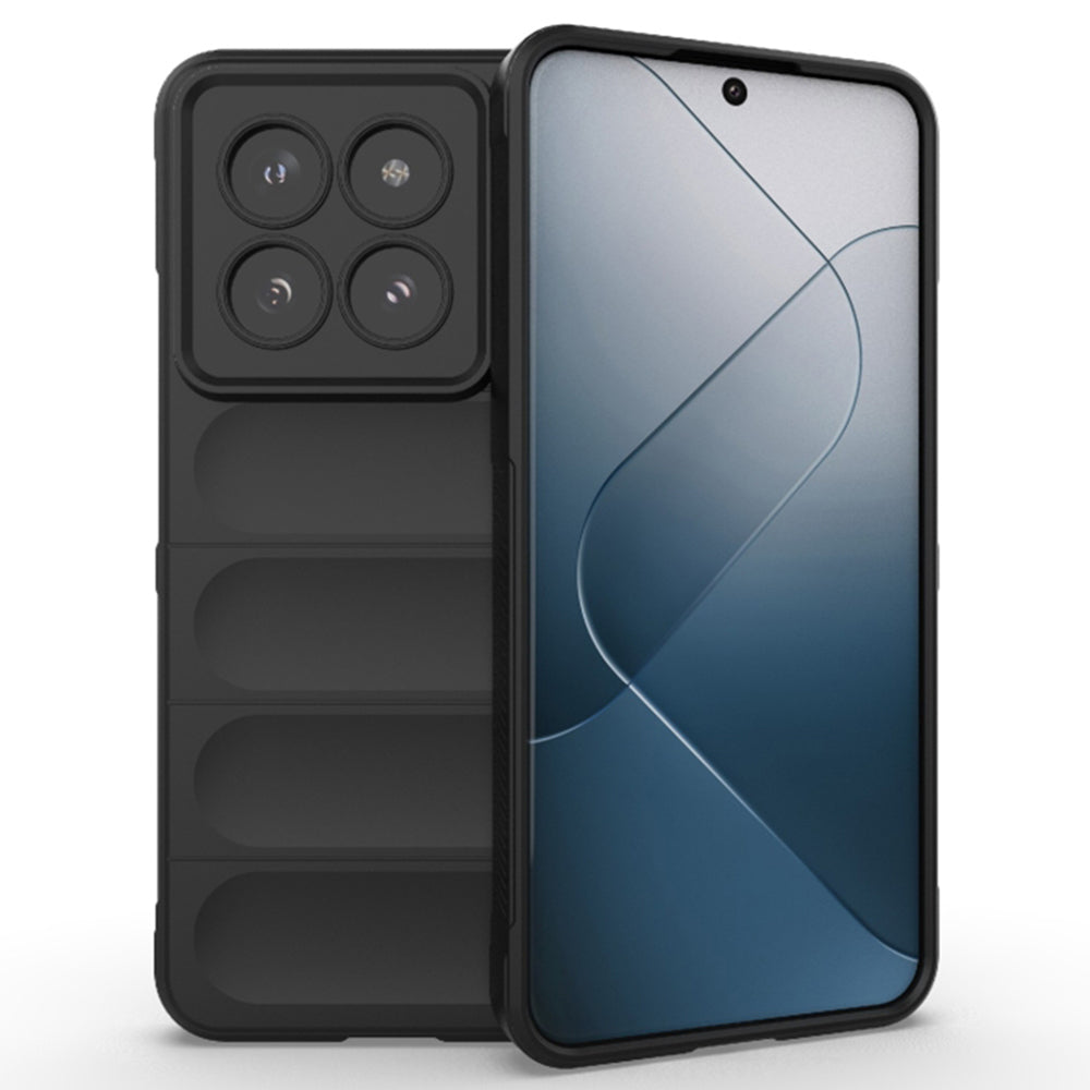 Husa de protectie Techsuit Magic Shield compatibila cu Xiaomi 14 Pro, acoperire spate, negru