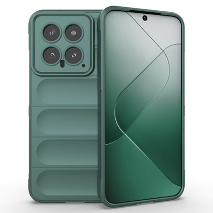 Husa de protectie Techsuit Magic Shield compatibila cu Xiaomi 14, acoperire spate, verde