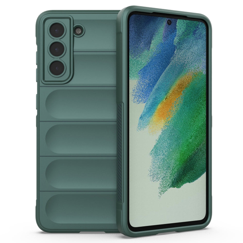 Husa de protectie Techsuit Magic Shield compatibila cu Samsung Galaxy S21 FE 5G, acoperire spate, verde