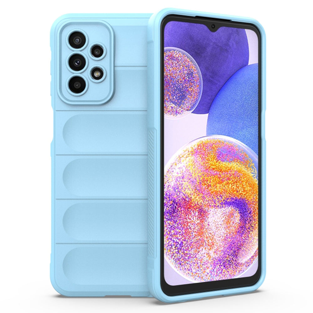 Husa de protectie Techsuit Magic Shield compatibila cu Samsung Galaxy A23 4G, acoperire spate, albastru inchis