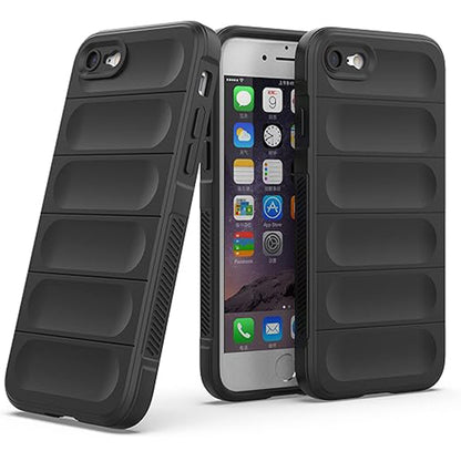 Husa de protectie Techsuit Magic Shield compatibila cu Apple iPhone 8, acoperire spate, negru