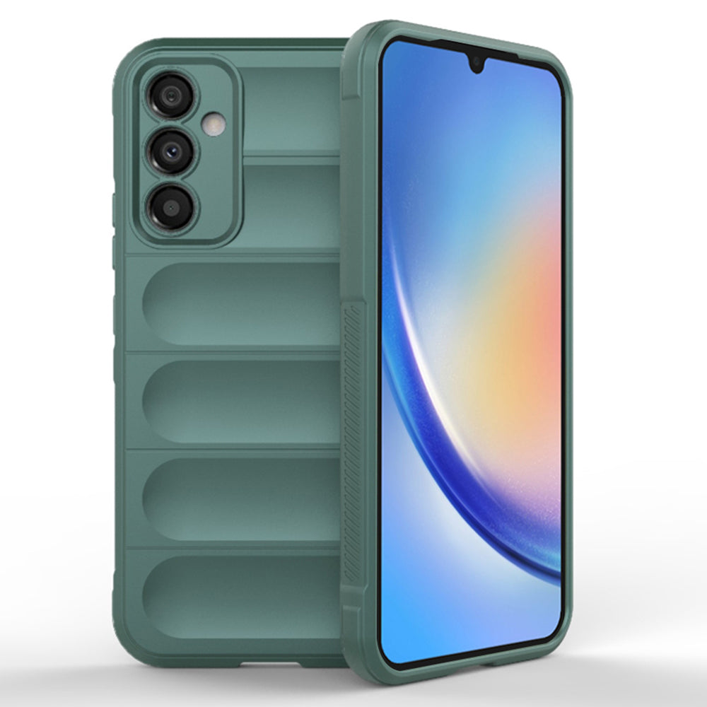 Husa de protectie Techsuit Magic Shield compatibila cu Samsung Galaxy A34 5G, acoperire spate, verde