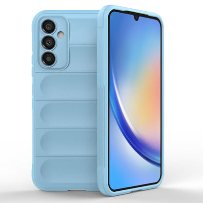 Husa de protectie Techsuit Magic Shield compatibila cu Samsung Galaxy A34 5G, acoperire spate, albastru inchis