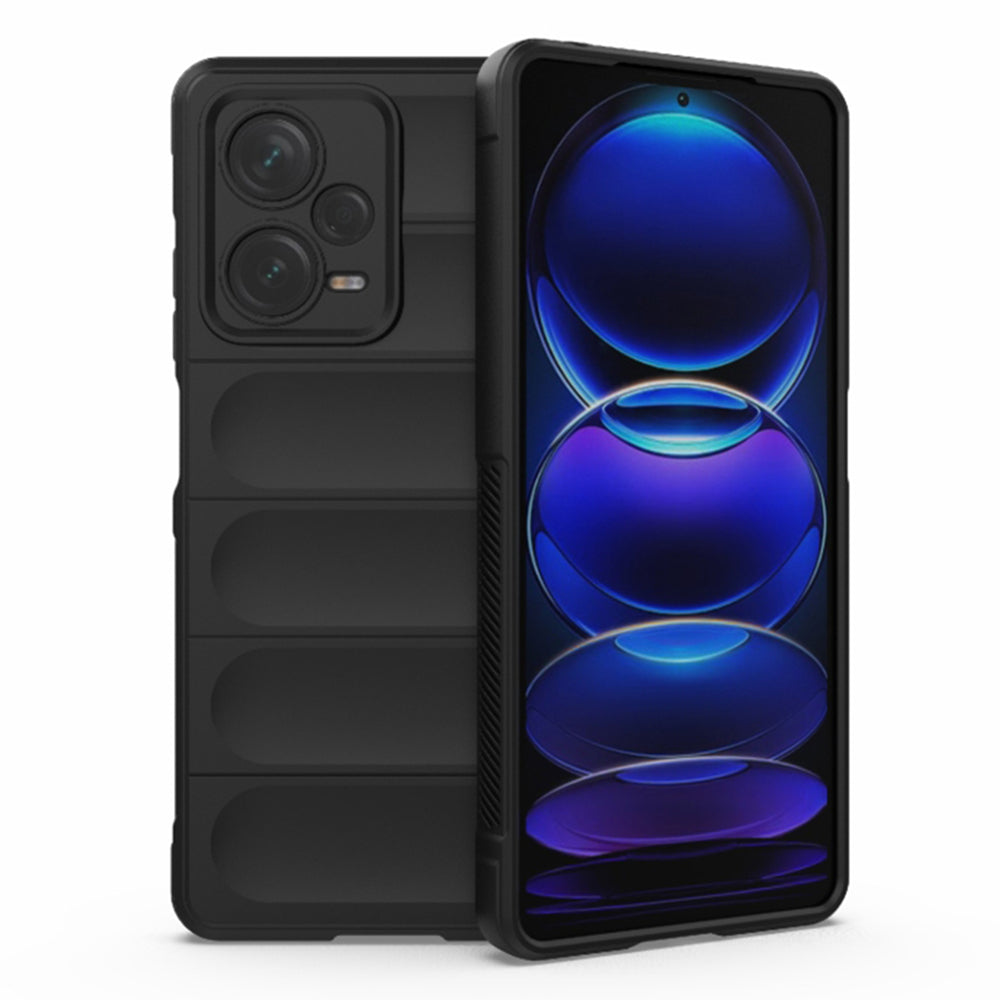 Husa de protectie Techsuit Magic Shield compatibila cu Xiaomi Redmi Note 12 Pro 5G, acoperire spate, negru