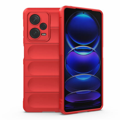 Husa de protectie Techsuit Magic Shield compatibila cu Xiaomi Redmi Note 12 Pro 5G, acoperire spate, rosu