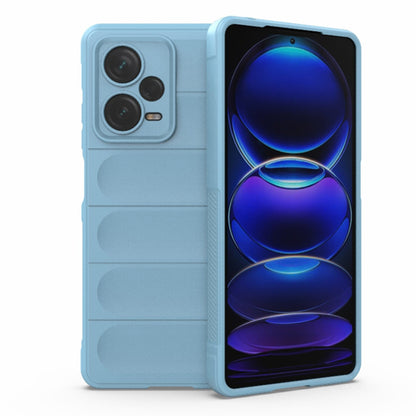 Husa de protectie Techsuit Magic Shield compatibila cu Xiaomi Redmi Note 12 Pro 5G, acoperire spate, albastru inchis