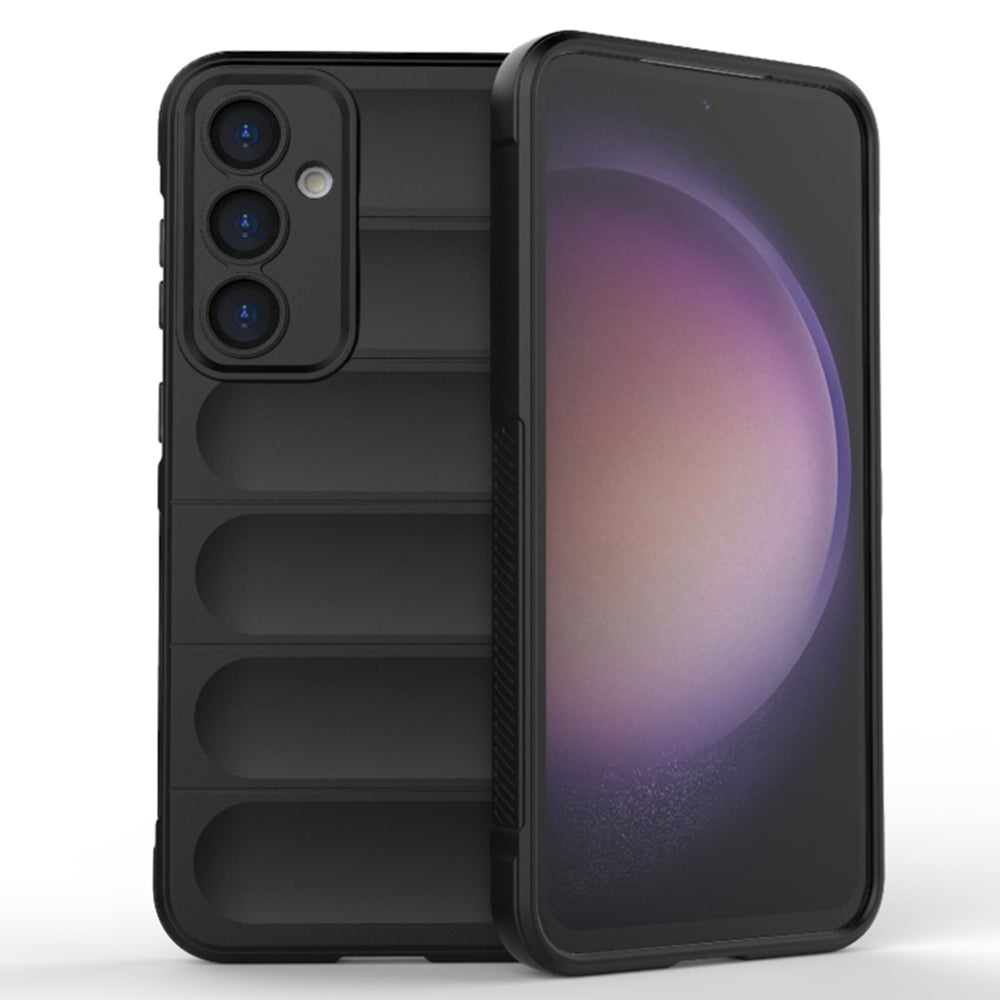 Husa de protectie Techsuit Magic Shield compatibila cu Samsung Galaxy S23 FE, acoperire spate, negru