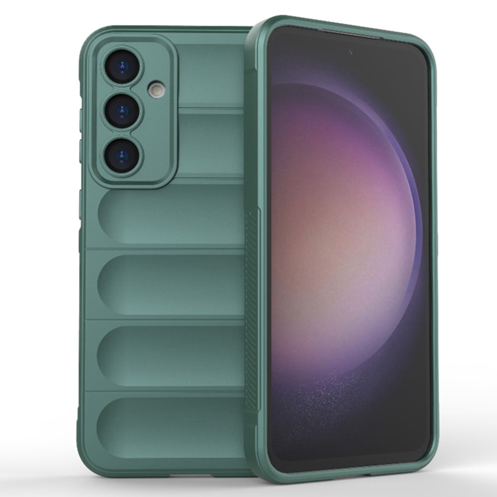Husa de protectie Techsuit Magic Shield compatibila cu Samsung Galaxy S23 FE, acoperire spate, verde