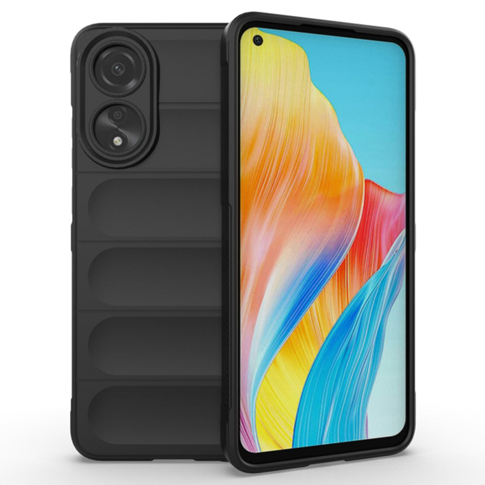 Husa de protectie Techsuit Magic Shield compatibila cu Oppo A78 4G, acoperire spate, negru