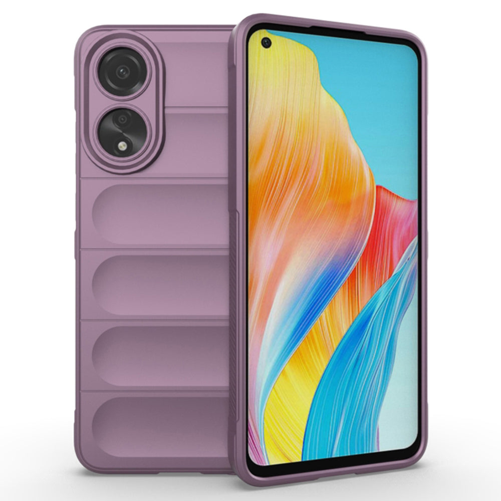 Husa de protectie Techsuit Magic Shield compatibila cu Oppo A78 4G, acoperire spate, mov