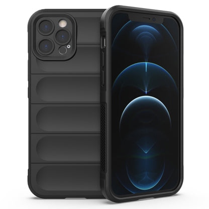 Husa de protectie Techsuit Magic Shield compatibila cu Apple iPhone 12 Pro Max, acoperire spate, negru