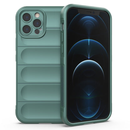 Husa de protectie Techsuit Magic Shield compatibila cu Apple iPhone 12 Pro Max, acoperire spate, verde