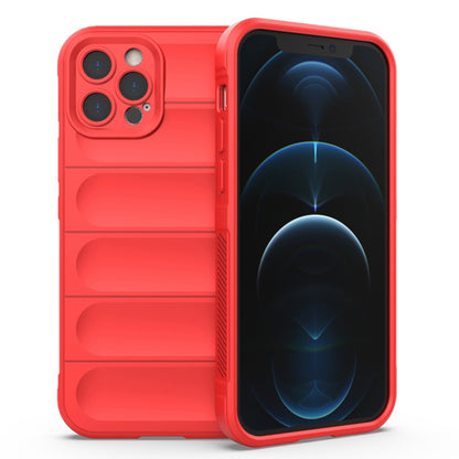 Husa de protectie Techsuit Magic Shield compatibila cu Apple iPhone 12 Pro Max, acoperire spate, rosu