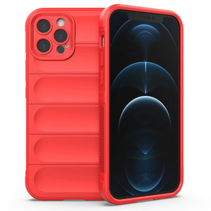 Husa de protectie Techsuit Magic Shield compatibila cu Apple iPhone 12 Pro, acoperire spate, rosu