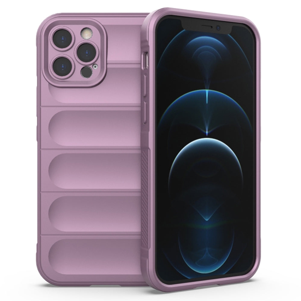 Husa de protectie Techsuit Magic Shield compatibila cu Apple iPhone 12 Pro, acoperire spate, mov