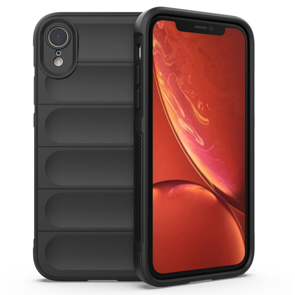 Husa de protectie Techsuit Magic Shield compatibila cu Apple iPhone XR, acoperire spate, negru