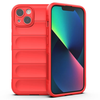 Husa de protectie Techsuit Magic Shield compatibila cu Apple iPhone 13, acoperire spate, rosu