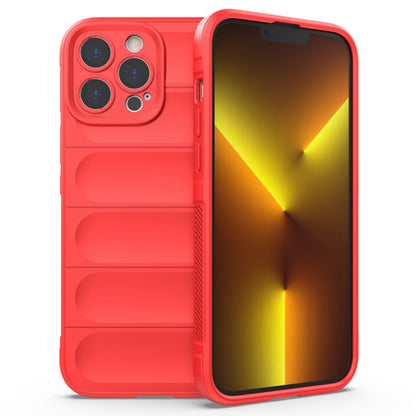 Husa de protectie Techsuit Magic Shield compatibila cu Apple iPhone 13 Pro Max, acoperire spate, rosu