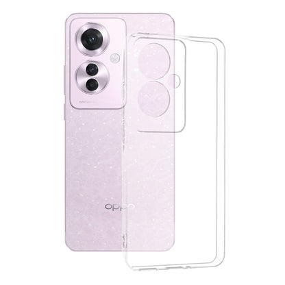 Husa de protectie Techsuit Clear Silicone compatibila cu Oppo Reno11 F, acoperire spate, transparent
