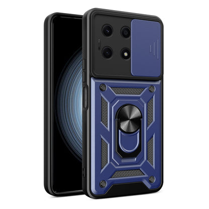 Husa de protectie Techsuit CamShield Series compatibila cu Honor X8a, acoperire spate, albastru